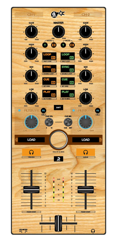 Reloop Mixtour Skin Woody